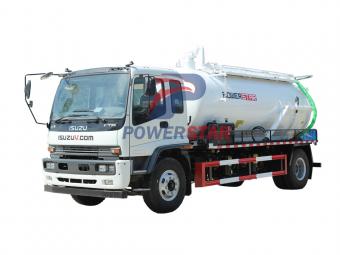 Isuzu FTR Septic tank truck with jurop pn106d for Algeria