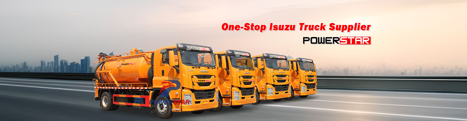 Isuzu combined vacuum truck