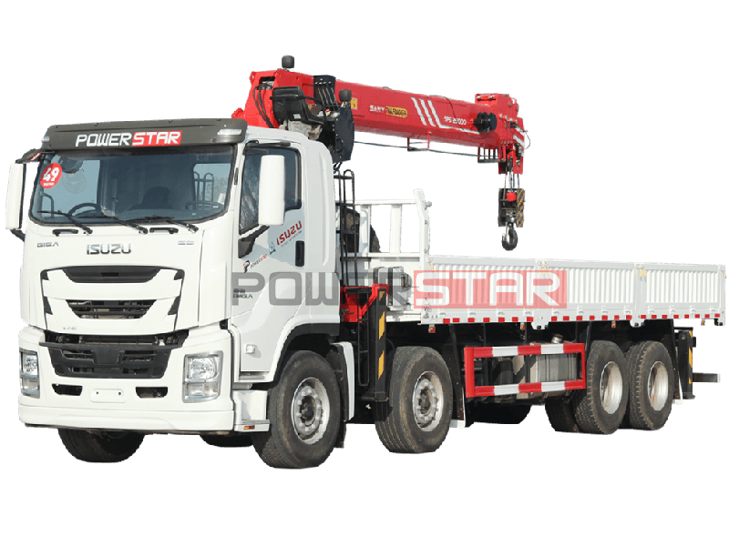 Isuzu Truck with crane
