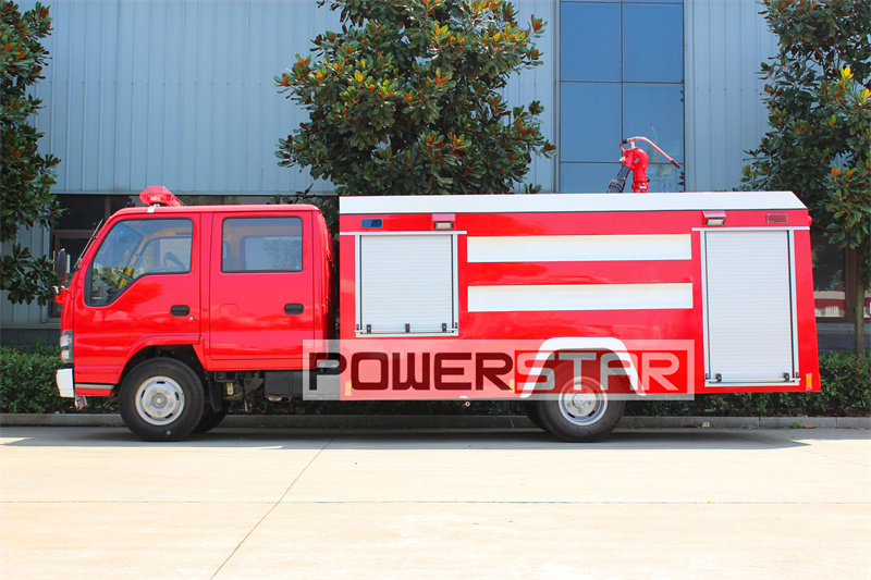 ISUZU NKR water & nitrogen gas fire truck