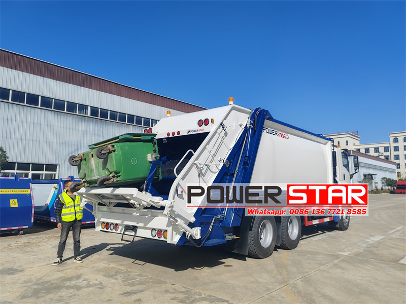 Isuzu 6x4 20 m3 garbage compactor truck