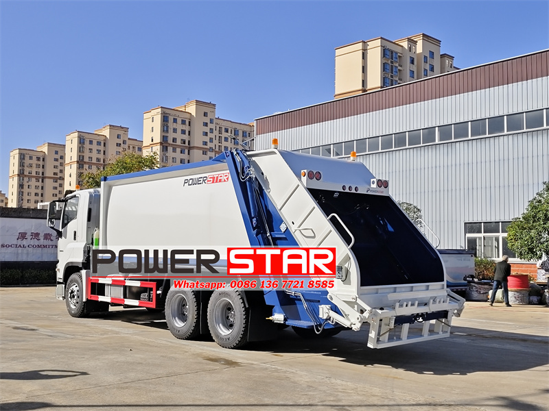 Isuzu GIGA 6x4 20cbm rear loader compactor