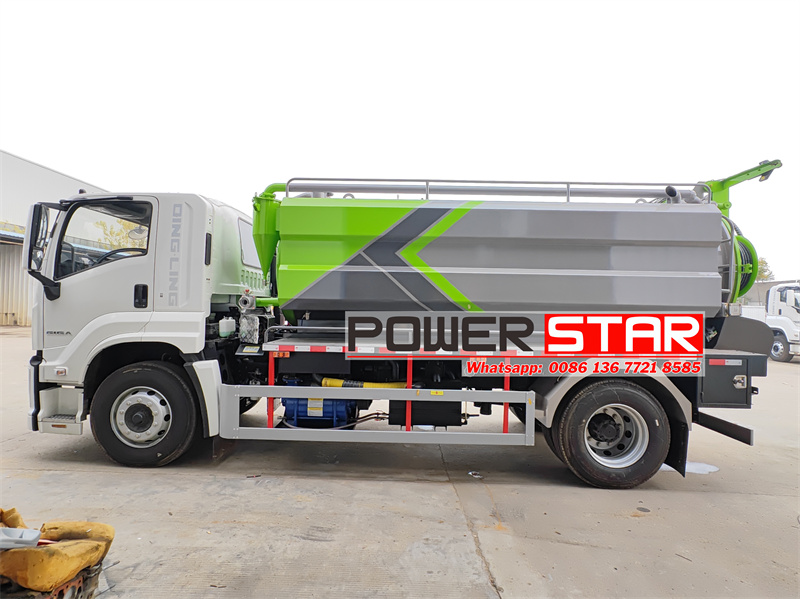 Isuzu GIGA 10cbm combination jetter
